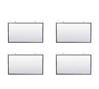 Goufride 24X Portable Projector Screen for Home Theater Outdoor HD White Foldable Anti-Crease (100Inch)