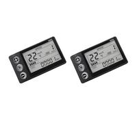 Goufride 2X 24V 36V 48V 60V S866 Controller Panel Dashboard Waterproof 6PIN Electric Bike LCD Display for Electric E-Bike Scooter