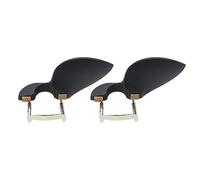 Goufride 2X 3/4 4/4 Violin Chin Rest Chinrest Wood with Standard Bracket Black