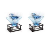 Goufride 2X 3D Holographic Projection DIY Children Educational Toy Science Experiment Technology Production for Bedroom