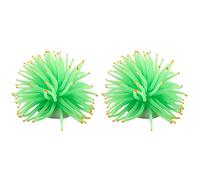 Goufride 2X Aquarium Decorative Green Silicone Sea Fish Tank Ornament