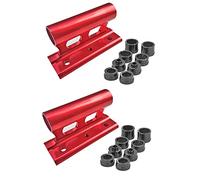 Goufride 2X Bike Car Roof Mount Rack Holder Transportation Mount Rack Quick Release Thru Axle Bicycle Carrier Bracket Holder Red