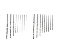 Goufride 2X Extra Long HSS Drill BITS 2mm 2.5mm 3mm 4mm 5mm 6mm Set