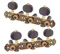 Goufride 2X Guitar Machine Heads Classic Guitar String Tuning Pegs Key Gold 3L Tuners Keys Part Parts Accessories