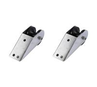 Goufride 2X Marine Stainless Steel Boat Bow Anchor Roller Bracket Rollers for Yacht(Black)