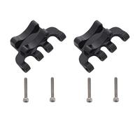 Goufride 2X Metal Rear Axle Truss Upper Link Mount Base for Axial SCX24 90081 C10 1/24 RC Crawler Car Upgrade Parts Accessories,3