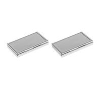 Goufride 2X Mini Travel Metal Pill Box Medicine Organizer Container Tray Box Case Storage 3 Slot