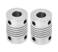 Goufride 2X Motor Shaft 8mm to 8mm Joint Helical Beam Coupler Coupling D18L25