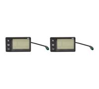Goufride 2X S866 Electric Bike LCD Display E-Bike Electric Scooter Display Meter Control Panel with Waterproof Plug
