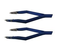 Goufride 2X Stainless Steel 7825 V Type Watch Spring Bar Tweezers for Watch Repair