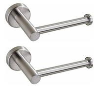 Goufride 2X Toilet Tissue Paper Roll Holder Stainless Steel Wall Mount for Bathroom Kitchen