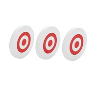 Goufride 3pcs 25 x 3cm Archery Eva Foam Target Self Healing Bow Moving Hunting Practice White+Red
