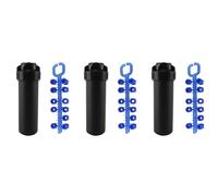Goufride 3pcs 3/4 Inch Female Thread -Up Sprinkler Gear Drive Lawn Sprinkler Head Part-Circle Pattern 40°-360°Adjustable