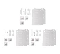 Goufride 3pcs 3.5 Inch HDD Hard Drive Cage 8X3.5 Inch HDD Cage Rack DIY Hard Disk Case for BTC Mining Computer Storage Expansion