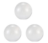 Goufride 3pcs 60mm Clear Acrylic Ball Transparent Contact Manipulation Juggling Ball Gifts