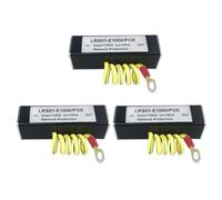 Goufride 3X 100/1000M POE IP Camera Network POE Switch RJ45 & POE Surge Protector Protection Device Arrester SPD 1000M