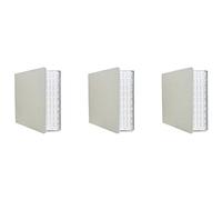 Goufride 3X 216 Colors Nail Tips Display Book DIY Nail Art Showing Shelf Gel Color Card Chart Painting Display Board White