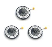 Goufride 3X 6 Hands Single Calendar Date At 4 O'Clock Quartz Replacement Movement for Z60 Watch Spare Parts with Battery