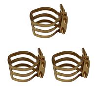 Goufride 3X Alto Saxophone Mouthpiece Clamp Clip Musical Instrument Accessories for Alto Saxophone Ligature