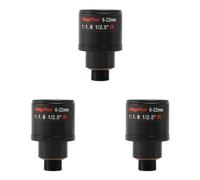 Goufride 3X CCTV Lens 1/2.5 Inch 6-22mm 5MP Mount Varifocal Lens F1.6 for 4MP/5MP CMOS/CCD Sensor Security IP/AHD Camera