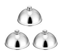 Goufride 3X Food Cover Cooking Tool Stainless Steel Food Dish Cover Lid Anti-Fly Dustproof Protect-Cover