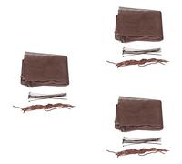 Goufride 3X Kids Stairs Safety Net Netting Protection Rail Balcony Stair Fence Balcony Baby Fence Stair Net Coffee Color