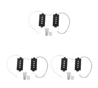 Goufride 3X Pb P Pickup Humbucker Pickup for 4 String P Replacement Guitar Part, Black
