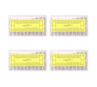 Goufride 4 Box Watch Repair Tools Set Watch Strap Screws Assortment Tube Friction Pin Clasps Straps Bracelets Rivet Ends 10-28mm