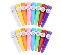 Goufride 48 Pieces Plastic Kazoos 8 Colorful Kazoo Musical Instrument, Good Companion for Guitar, Ukulele, Violin (48 Pieces)