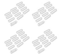 Goufride 48Pcs Oval Tartlet Molds French Dessert Mousse Fruit Pie Tart Ring Quiche Cake Mold, Stainless Steel Tart Mousse Ring
