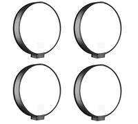 Goufride 4pcs 40cm Round Universal Portable Speedlight Softbox Flash Diffuser On-Top Soft Box for Camera