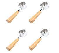 Goufride 4pcs 51mm Coffee Bottomless Filter for EC680 / EC685, Removable Bottomless Filter Holder with Filter Basket