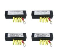 Goufride 4X 100/1000M POE IP Camera Network POE Switch RJ45 & POE Surge Protector Protection Device Arrester SPD 1000M