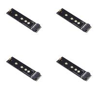 Goufride 4X M.2 A+E KEY Slot to M.2 NVME Adapter Card NGFF to KEY-M Expansion Card NVMe PCI Express SSD Port Expansion Adapter
