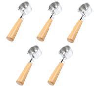 Goufride 5pcs 51mm Coffee Bottomless Filter for EC680 / EC685, Removable Bottomless Filter Holder with Filter Basket