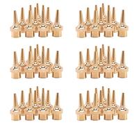 Goufride 60Pcs 1/2 Inch DN15 Brass Jet Straight Adjustable Fountain Water Nozzles Pool Nozzles Garden Landscape Decoration