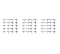 Goufride 60PCS Photovoltaic Panel Drainage Buckle Plate Solar Panel Water Drain Clip for Solar Panel Draining 30mm