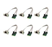 Goufride 6X M.2 A+E 2.5G Ethernet Adapter 2.5G/1G/100M Multi-Gigabit M.2 Network Card 8125B COM