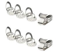 Goufride 8Pcs Metal Adjustable Thumb Finger Guitar Picks for Acoustic Guitar Banjo Ukulele