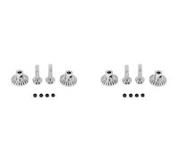 Goufride 8Pcs Steel Front and Rear Axle Gear Drive Shaft Gears Set for B24 B36 C14 C24 MN D90 MN99S Upgrade Parts