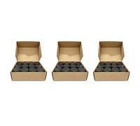 Goufride Candle Tins, 72 Piece, 4 Oz Metal Candle Containers for Making Candles, Arts & Crafts, Dry Storage,Black
