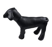 Goufride Leather Dog Mannequins Standing Position Dog Models Toys Pet Animal Shop Display Mannequin