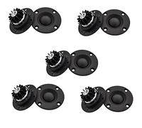 Goufride Tweeter Speaker 6 Ohm 30W Hifi Soft Dome Silk Film Treble Loudspeaker Toothed Heat Sink 10Pcs