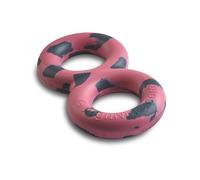 Goughnuts - Dog Toys for Aggressive Chewers | Virtually Indestructible Pull Toy for Breeds Such as Pit Bulls and German Shepherds | Heavy Duty Tug Dog Toy | Medium | Pink