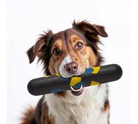 Goughnuts Large Water Stick - Floating Dog Toys for Water Fetch, Interactive Heavy Duty Dog Pool Toy for Aggressive Chewers, Big and Large Dogs 60+ lbs, Natural Reinforced Rubber Float, USA Made