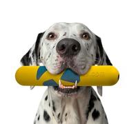 Goughnuts Medium Water Stick - Floating Dog Toys for Water Fetch, Interactive Heavy Duty Dog Pool Toy for Aggressive Chewers, Natural Reinforced Rubber Float, USA Made, 30-70 lbs Dogs