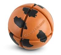 Goughnuts - Virtually Indestructible Ball - Guaranteed Dog Chew Toys for Aggressive Chewers Like Pit Bulls, German Shepherds, and Labs from 30-70 Pounds - Tough and Extra Durable Natural Rubber