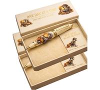 GOUHIDAMAI Emotional Support Monkey Pen, Cute Monkey Comfort Pen, Monkeys Hug Friend Commemorative P en, Inspirational Punch Mo nkey Pocket Pens for Encouragement (2)