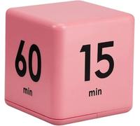 GOUHIDAMAI Kitchen Cube Timer, Kids Timer for ADHD Productivity, for Study Time Exercise, Countdown Management Settings 15 20 30 60 Mins