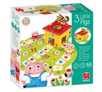 Goula 3 Little Pigs - Kids Board Games, Cooperative Games for Kids - Beat the Wolf, Learn Teamwork & Early Learning Skills - Fun Puzzle Board Games for Children - For 1 to 4 Players, Ages 2 Years Plus